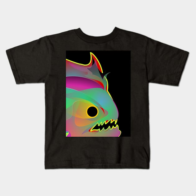 fish Kids T-Shirt by bitpen